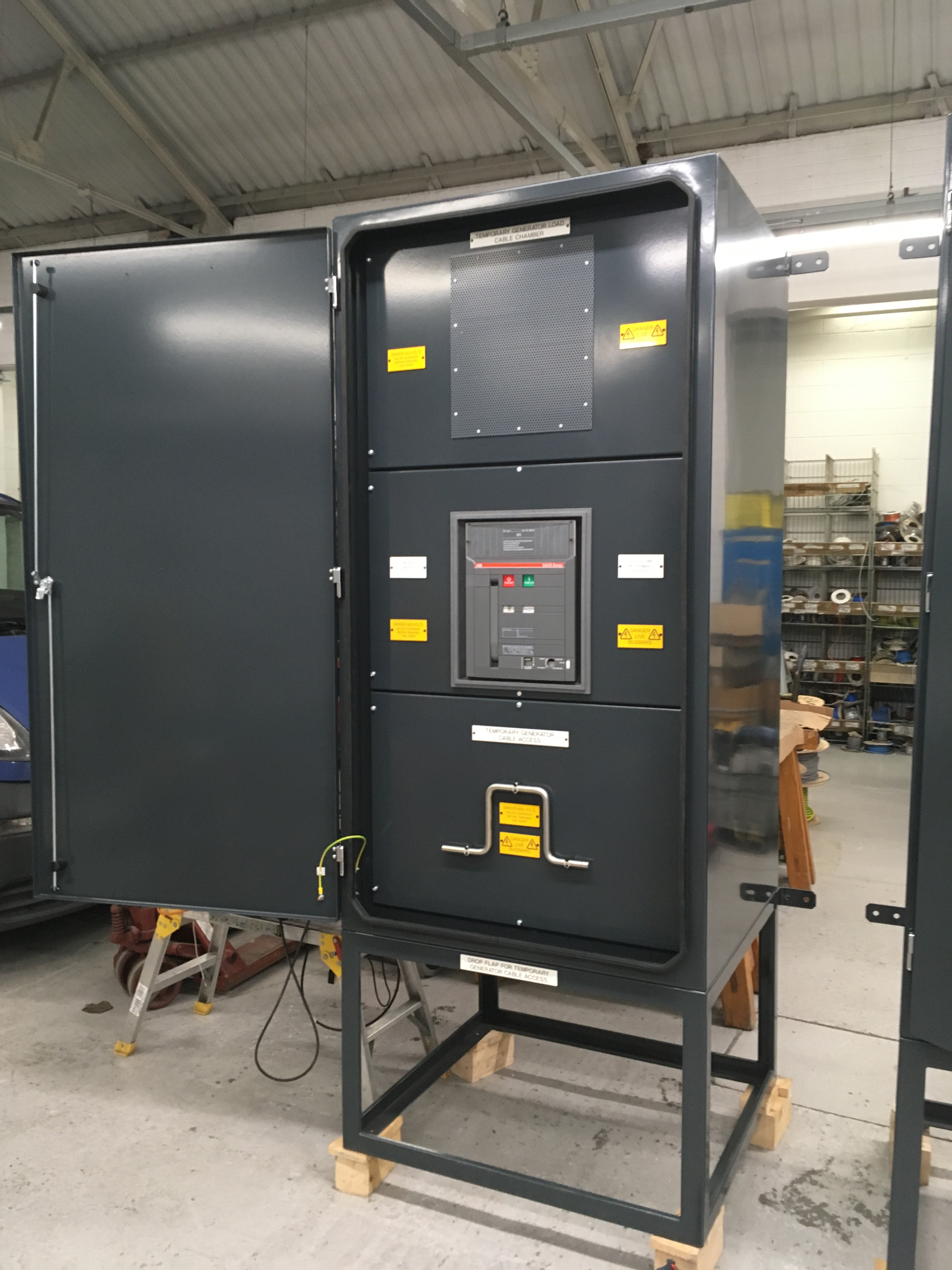 A generator control ready for installation